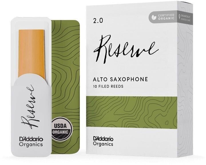 Altsaxofon reed Rico Organic Reserve 2.5 3-Pack Altsaxofon reed