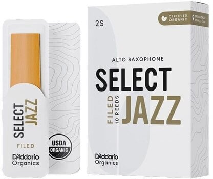 Jezičak za alt saksofon Rico Organic Select Jazz Filed 3 Hard 10-pack Jezičak za alt saksofon - 1