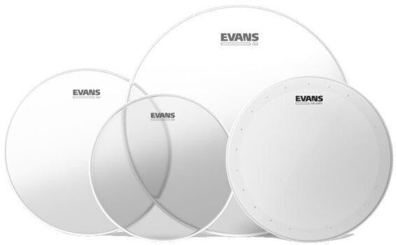Fellsatz für Schlagzeug Evans EPP-G2HDD-R G2 Clear Rock with HD Dry Snare Batter Fellsatz für Schlagzeug - 1
