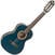 Semi-klassieke gitaar voor kinderen Valencia VC202 1/2 Transparent Blue