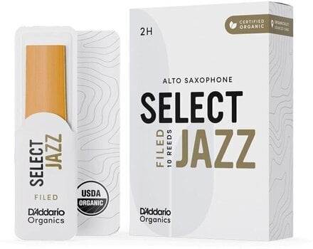 Sopransaksofonrørblad Rico Organic Select Jazz Filed 2 Hard 3-Pack Sopransaksofonrørblad - 1