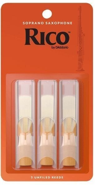 Jezičak za sopran saksofon Rico RIA0330 3 3-pack Jezičak za sopran saksofon