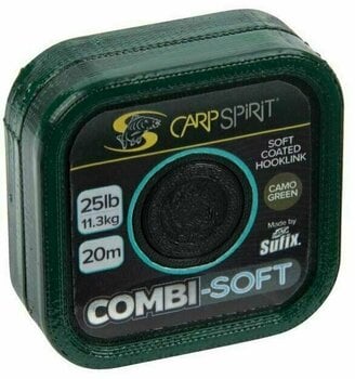 Vlasec, šňůra Carp Spirit Combi Soft Camo Green 11,3 kg 20 m - 1