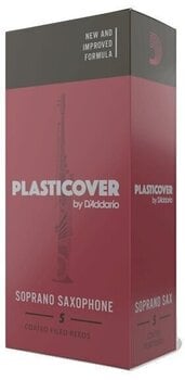Тръстикова пластинка за сопрано саксофон Rico Plasticover 1.5 5-pack Тръстикова пластинка за сопрано саксофон - 1