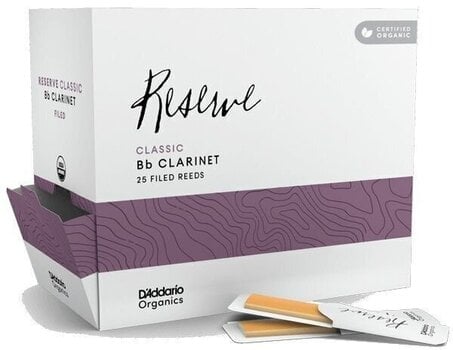 Jezičak za klarinet Rico Organic Reserve Classic 3.5 25-Pack Jezičak za klarinet - 1