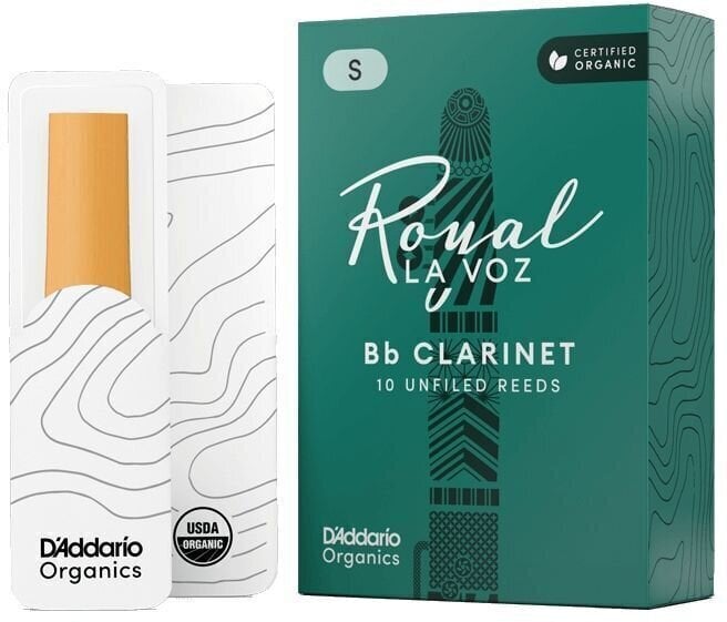 Тръстикова пластинка за кларинет Rico La Voz Medium-Hard 10 Pack Тръстикова пластинка за кларинет