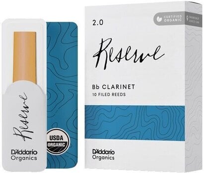 Тръстикова пластинка за кларинет Rico Organic Reserve 3.0 10-pack Тръстикова пластинка за кларинет - 1