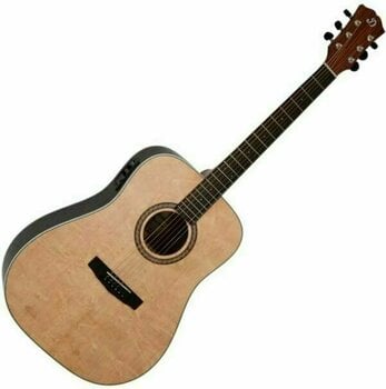 Guitare Dreadnought acoustique-électrique Dowina DE3333S Natural Guitare Dreadnought acoustique-électrique - 1