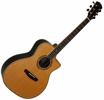 Jumbo akoestische gitaar Dowina Cabernet GAC S Natural - 1