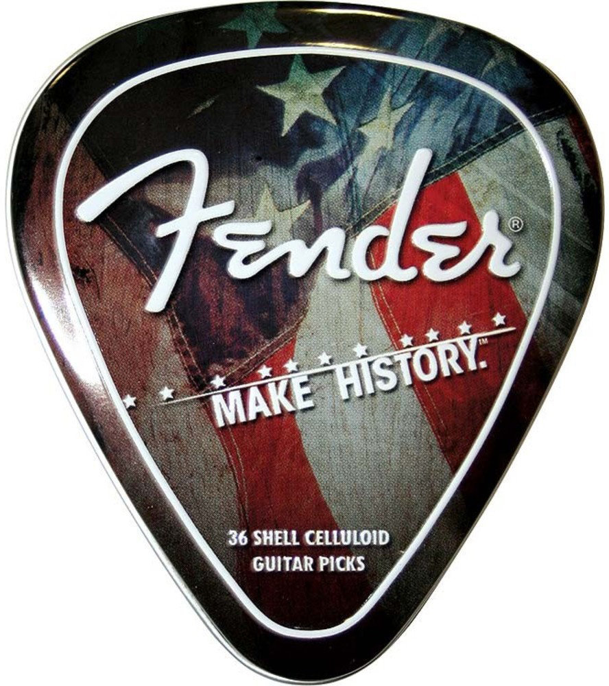 Peukalo-/sormiplektra Fender Make History Pick Tin