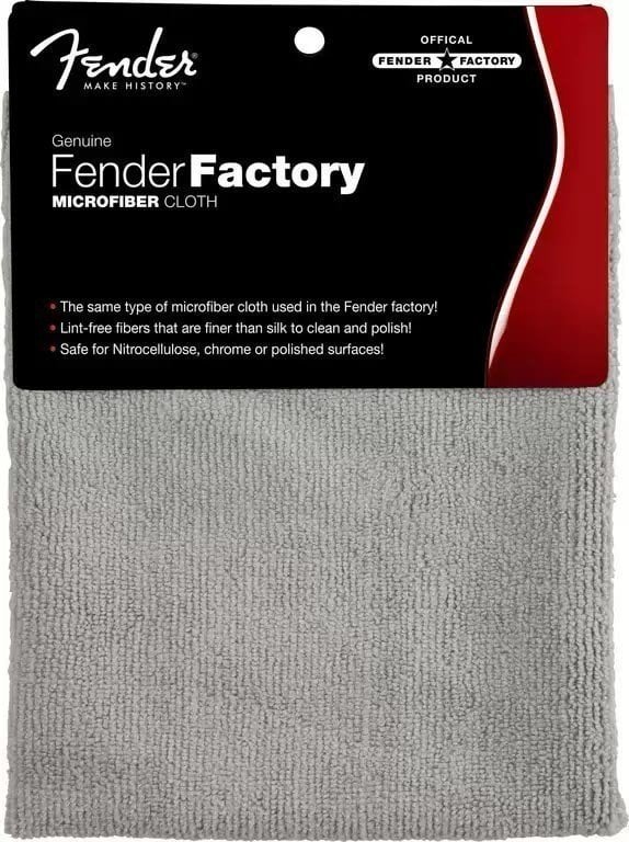 Cuidados com a guitarra Fender Factory Microfiber Cloth