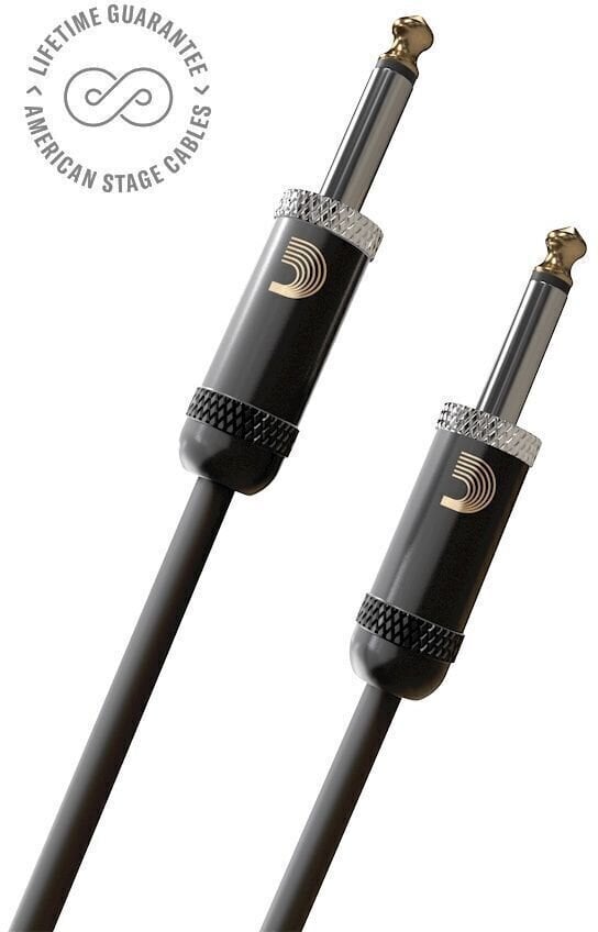 Instrument Cable D'Addario PW-AMSGRA-15 American Stage Instrument Cable