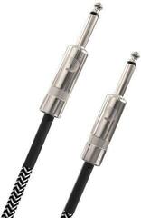 Инструментален кабел D'Addario PW-BG-20BG Custom Series Braided Grey Инструментален кабел