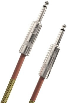 Instrument kabel D'Addario PW-BG-20TW Custom Series Braided Tweed Instrument kabel - 1