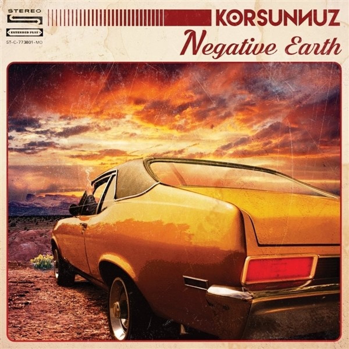 Vinylplade Korsunnuz - Negative Earth (Limited Edition) (Crystal Clear Coloured) (LP)