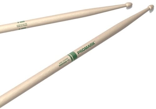 Baguettes Pro Mark RBHR535AW Rebound 7A Raw Baguettes - 1