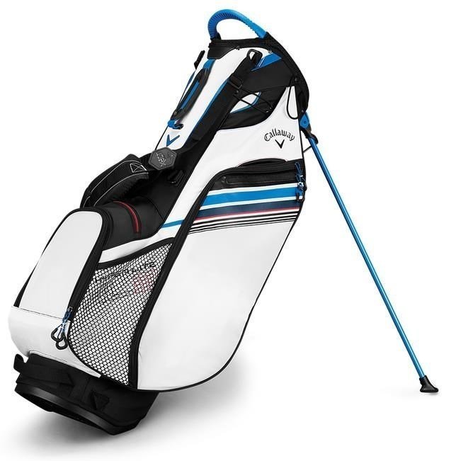 Borsa da golf Stand Bag Callaway Hyper Lite 3 Black/White/Blue Stand Bag 2019