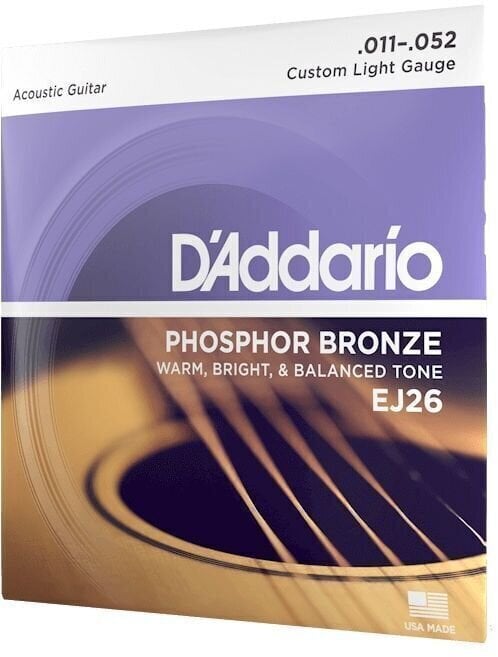 Guitar strings D'Addario EJ26-B25 Guitar strings