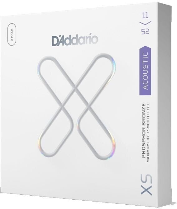 Guitar strings D'Addario XSAPB1047-3P Guitar strings