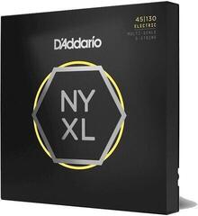 Bass guitar strings D'Addario NYXL45130MS Bass guitar strings
