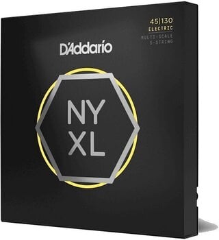 Strune za 5 strunsko bas kitaro D'Addario NYXL45130MS Strune za 5 strunsko bas kitaro - 1