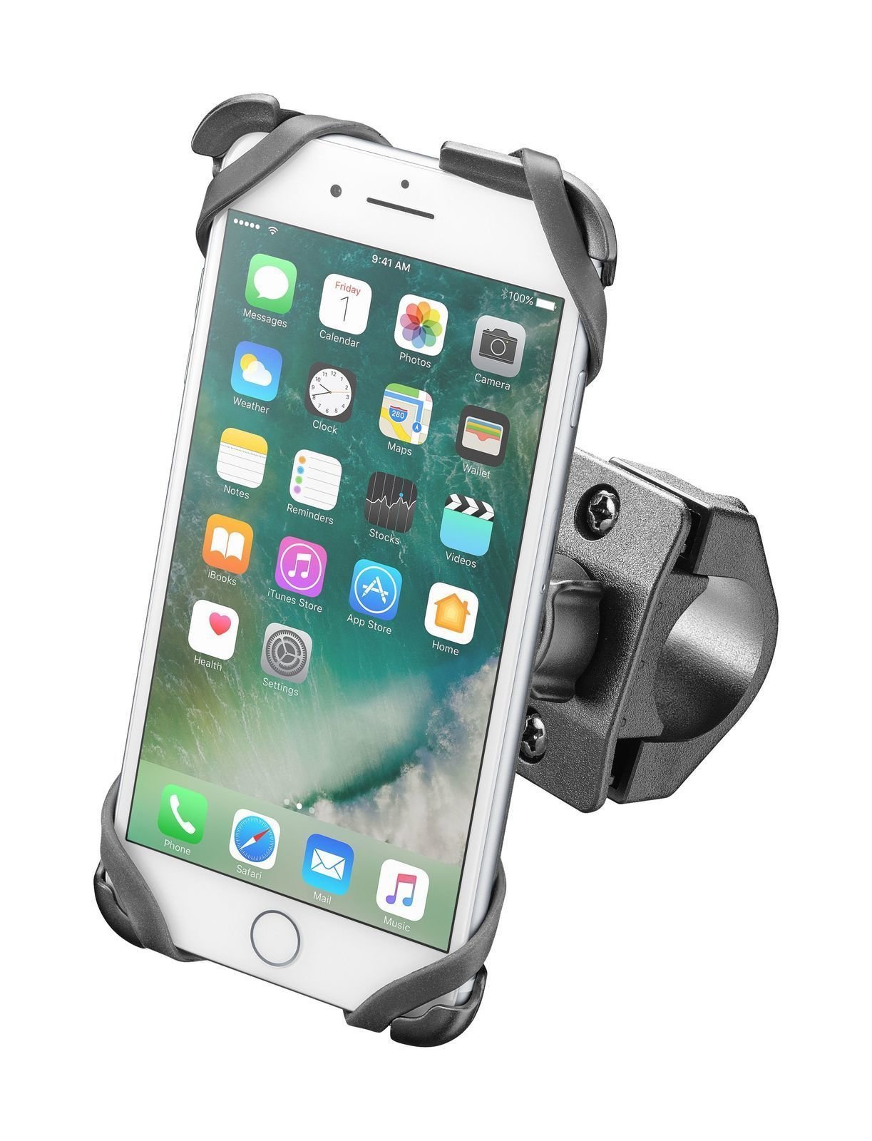 Калъф GPS за мотор / Стойка за телефон за мотор Interphone Moto Cradle - Iphone 6 Plus/6S Plus/7 Plus/8 Plus