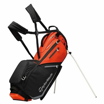 Golfbag TaylorMade Flextech Blood Orange/Black Stand Bag 2019 - 1