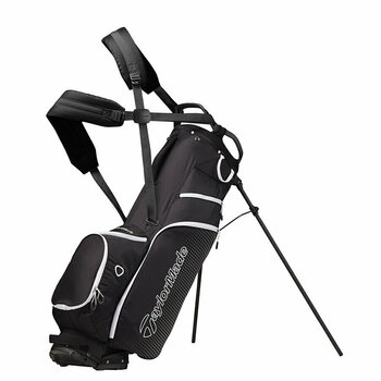 Golf torba Stand Bag TaylorMade LiteTech 3.0 Črna-Bela Golf torba Stand Bag - 1