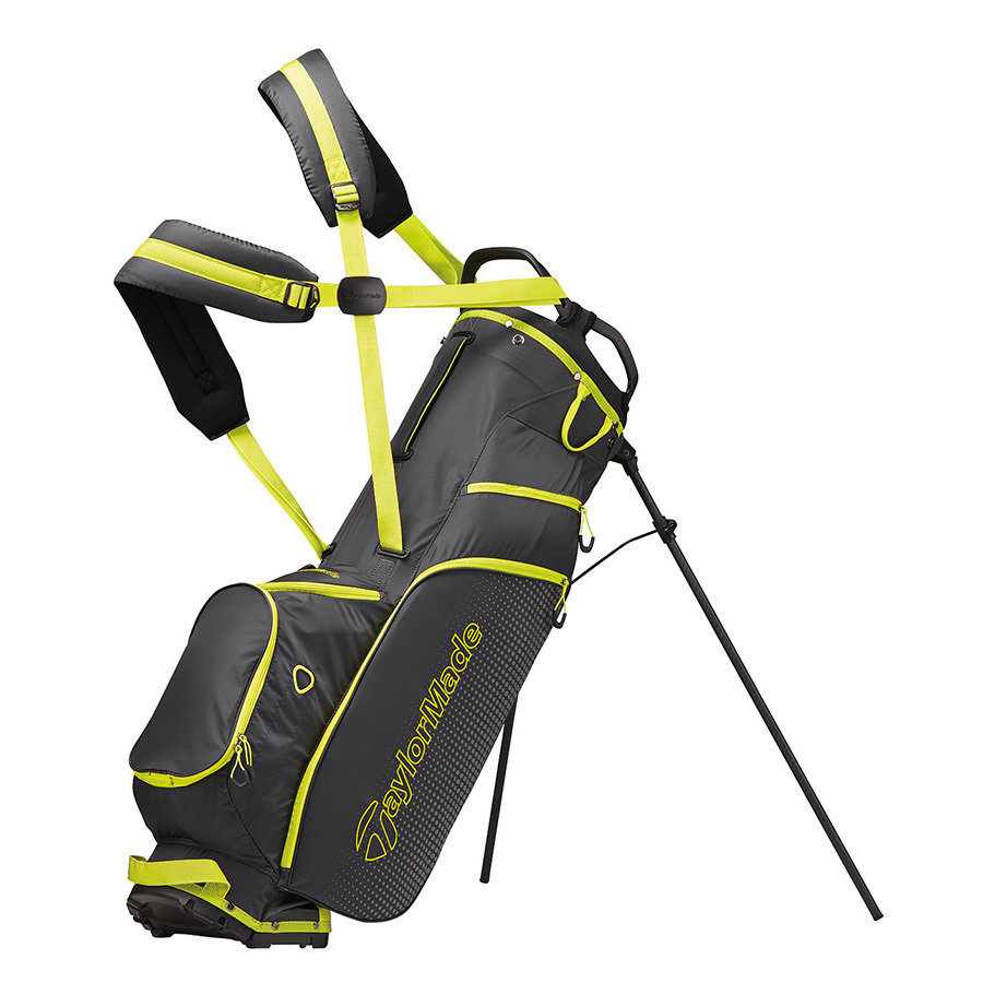 Geanta pentru golf TaylorMade LiteTech 3.0 Grey/Lime Stand Bag 2019