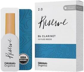 Jezičak za klarinet Rico Organic Reserve 3.5 Plus 10-pack Jezičak za klarinet