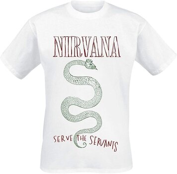T-shirt Nirvana Serve The Servants White S T-shirt - 1