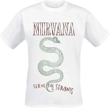 T-Shirt Nirvana Serve The Servants White 2XL T-Shirt - 1