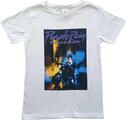 Prince Purple Rain Square White L Maglietta