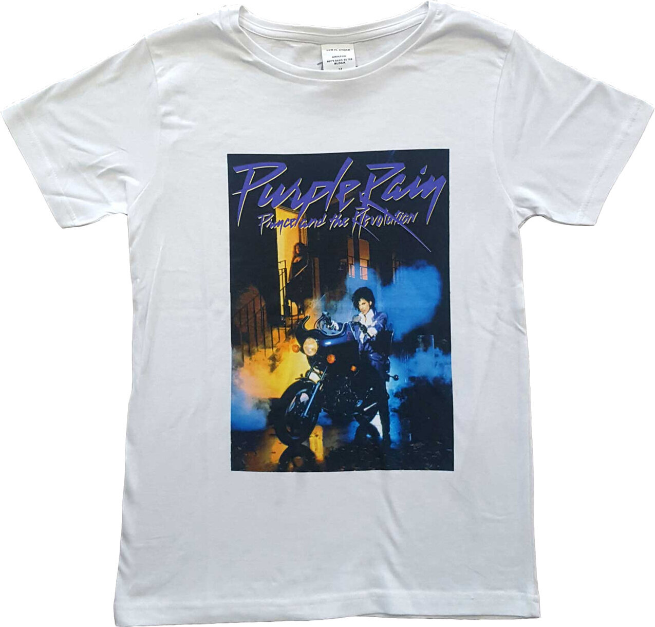T-shirt Prince Purple Rain Square White 2XL T-shirt