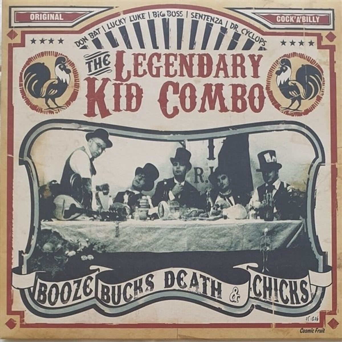 LP ploča The Legendary Kid Combo - Booze, Bucks, Death & Chicks (Reissue) (Limited Edition) (LP)