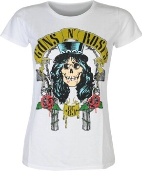 T-Shirt Guns N' Roses Slash '85 White XS Ladies T-Shirt - 1