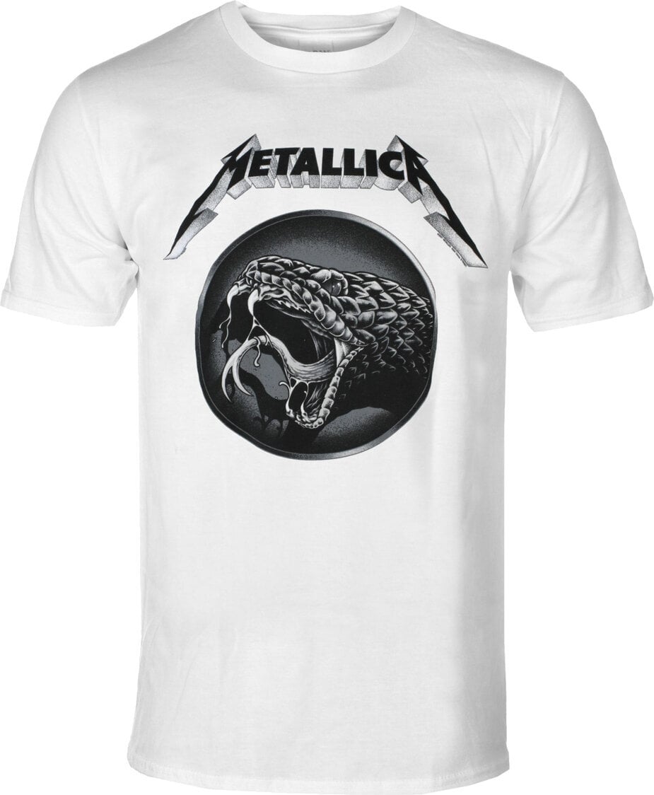 Camiseta de manga corta Metallica Black Album Poster White S Camiseta de manga corta