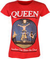 Queen One Bites The Dust Red M Femme T-shirt