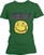 T-Shirt Nirvana Xerox Happy Face Pink Green M Ladies T-Shirt