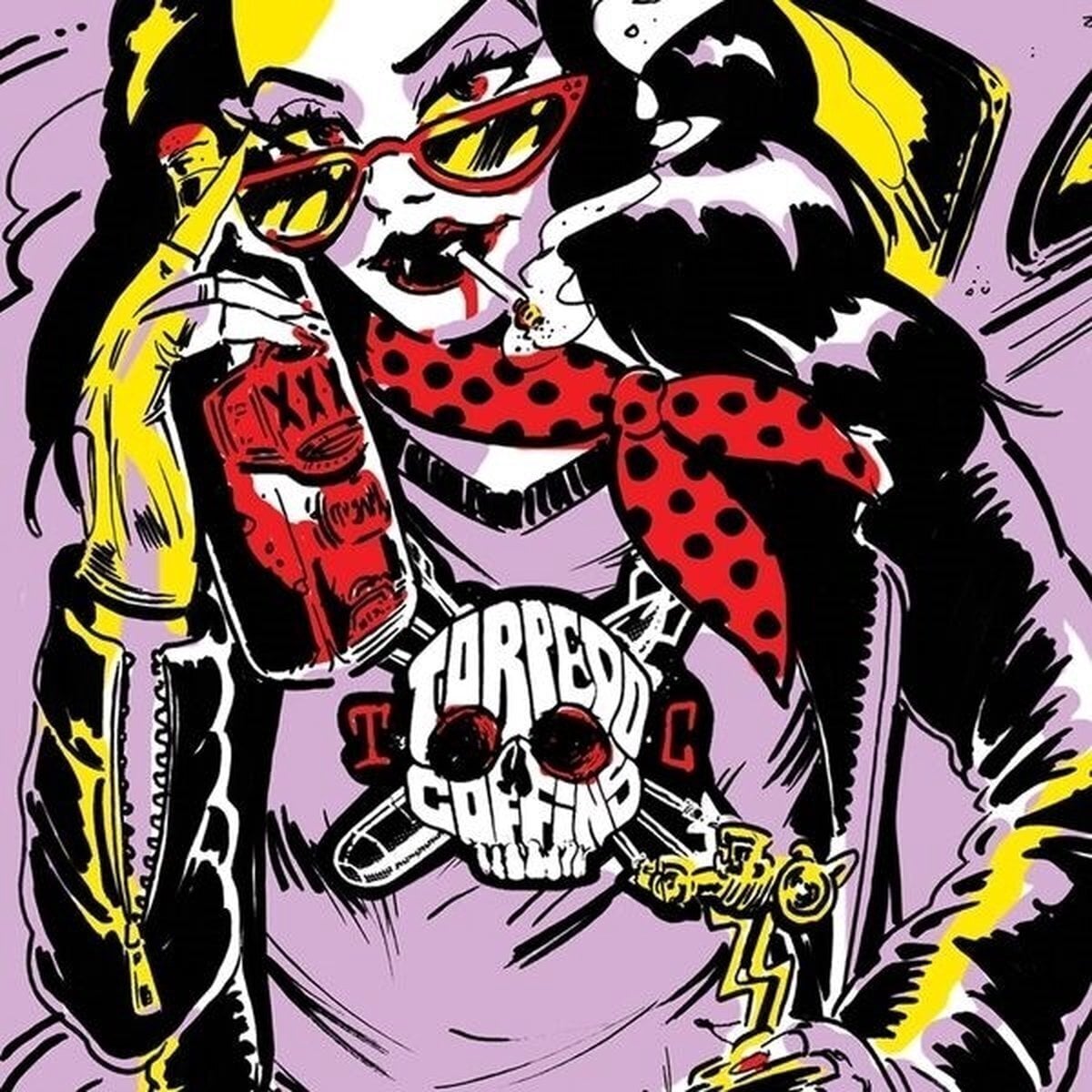 Vinyl Record Torpedo Coffins - She Was a Dragstrip Racecar Driver (LP)