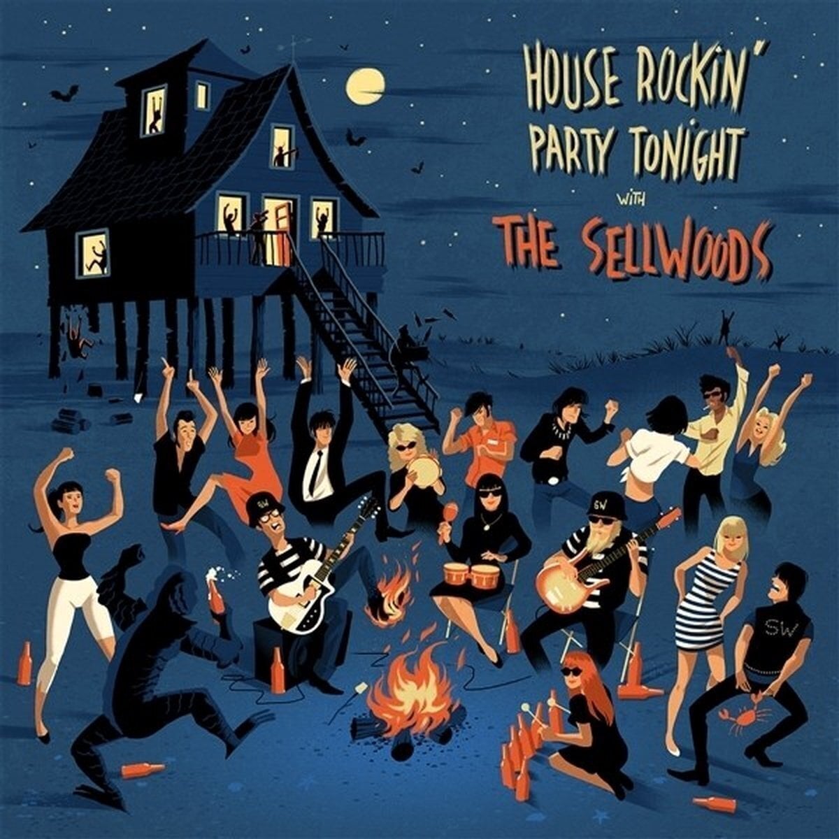 Vinyl Record The Sellwoods - House Rockin' Party Tonight With... (LP)