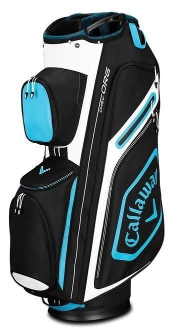 Golflaukku Callaway Chev Org Black/Blue/White Cart Bag 2019