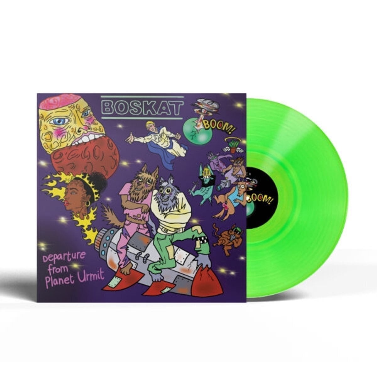 Vinyylilevy Boskat - Departure From Planet Urmit (LP)