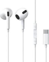 In-Ear Headphones Baseus Encok C17 USB-C White In-Ear Headphones