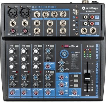 Mesa de mezclas Revoltage MX8-USB Mesa de mezclas - 1