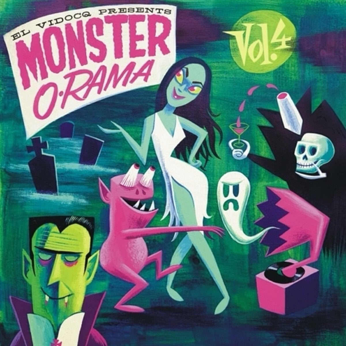 Disco in vinile Various Artists - Monster-O-Rama Vol. 4 (LP + CD)