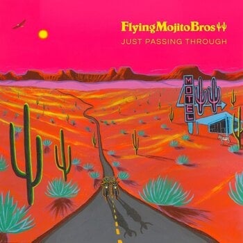 Vinylskiva Flying Mojito Bros - Just Passing Through (Orange/Pink Splatter Coloured) (LP) - 1