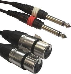 Mikrofonski kabel Accu Cable AC-2XF-2J6M/1,5 XLR 1,5 m Mikrofonski kabel