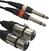 Mikrofonski kabel Accu Cable AC-2XF-2J6M/1,5 XLR 1,5 m Mikrofonski kabel
