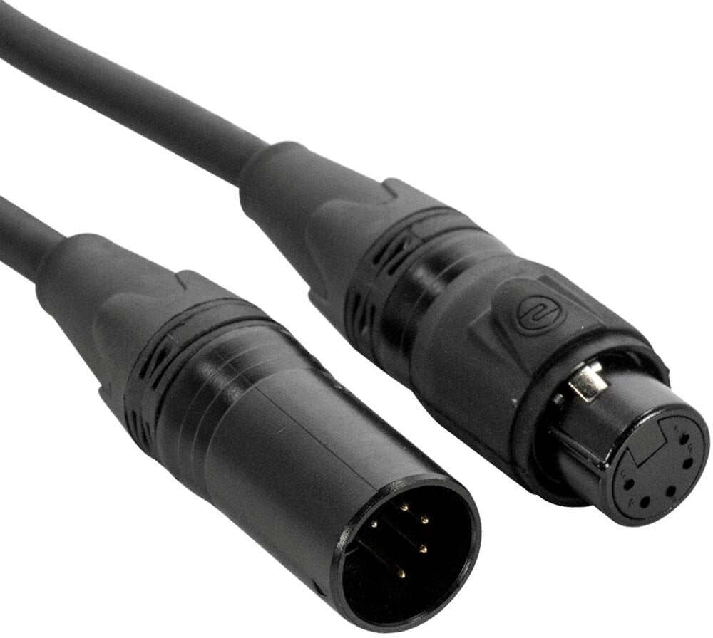 Kábel DMX fényekhez Accu Cable DMX 5pin IP65 STR 0,5 m Egyenes - Egyenes Kábel DMX fényekhez